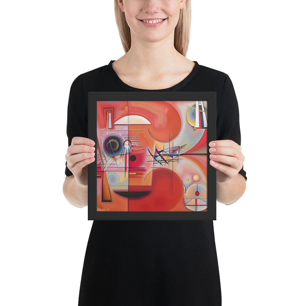 Klint's The Swan No 9 bai Kandinsky Framed Poster