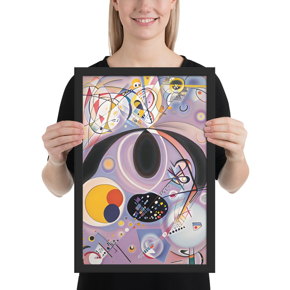 Klint's The Ten Largest No 6 bai Kandinsky Framed Poster
