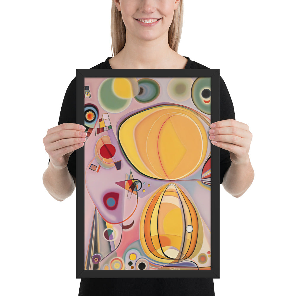 Klint's Adulthood No 7 bai Kandinsky Framed Poster