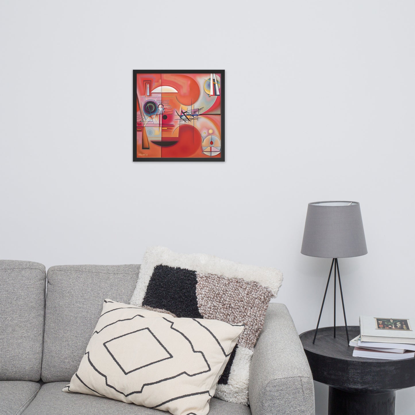 Klint's The Swan No 9 bai Kandinsky Framed Poster