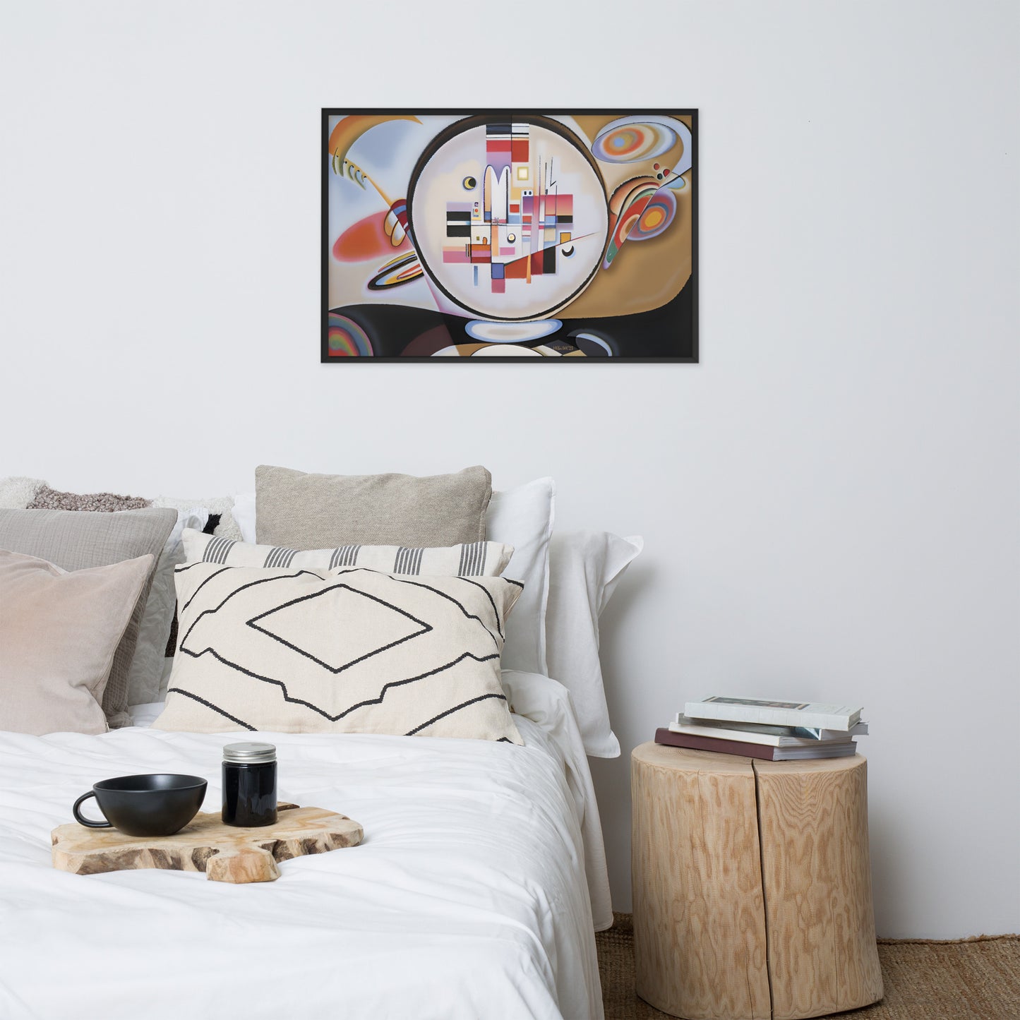 Klint's Evolution No 13 bai Kandinsky Framed Poster