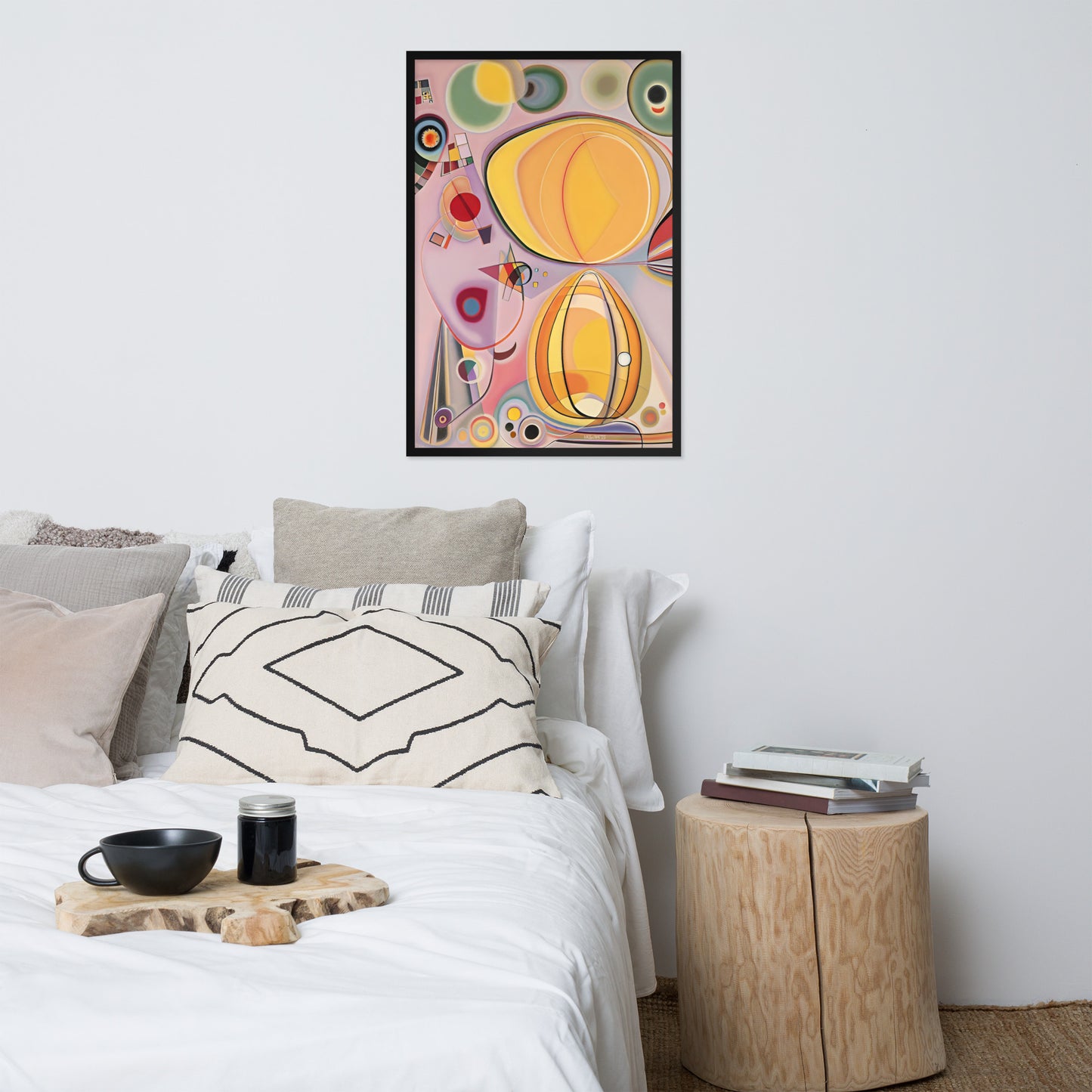 Klint's Adulthood No 7 bai Kandinsky Framed Poster