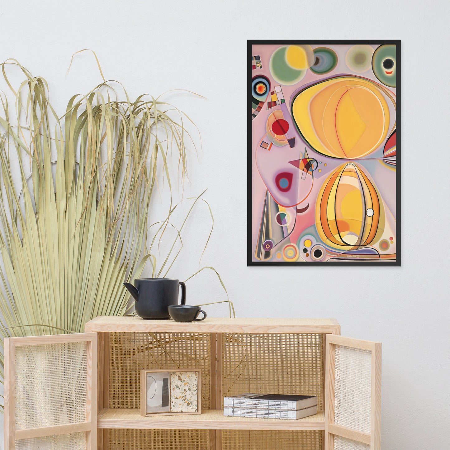 Klint's Adulthood No 7 bai Kandinsky Framed Poster