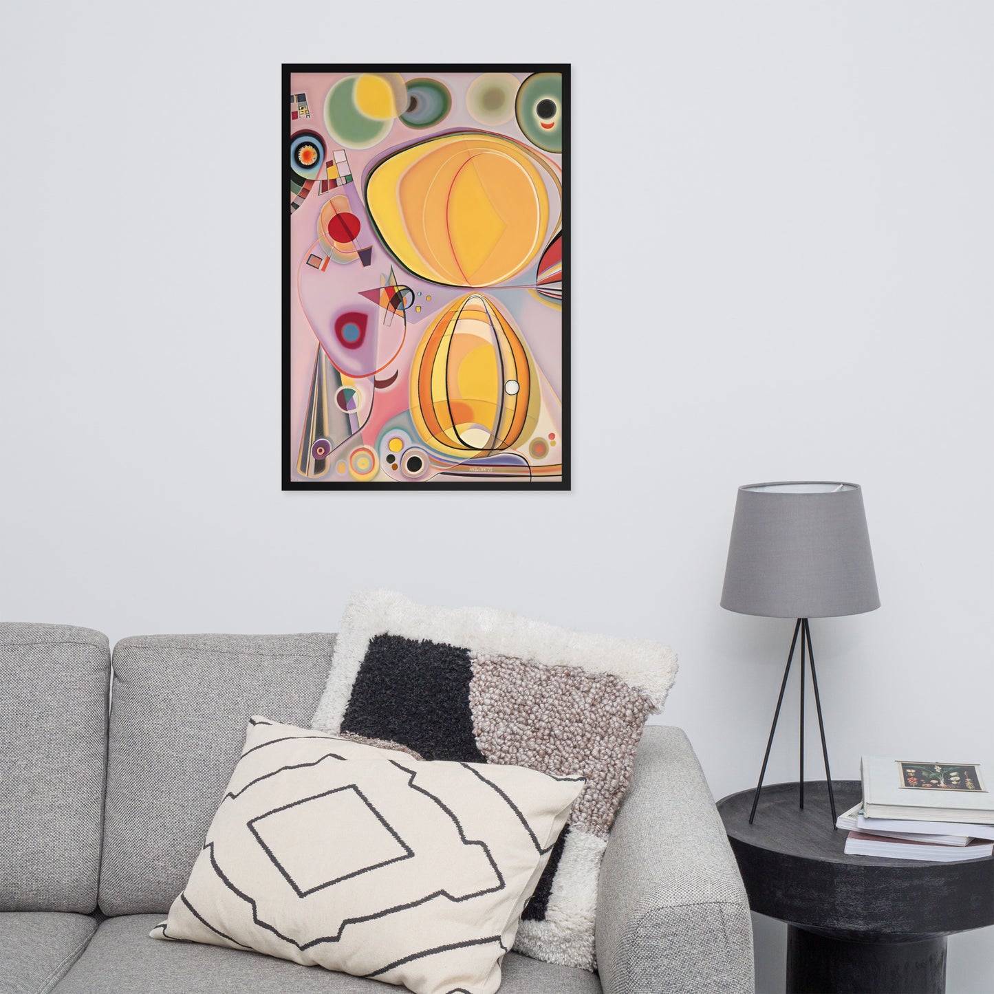 Klint's Adulthood No 7 bai Kandinsky Framed Poster