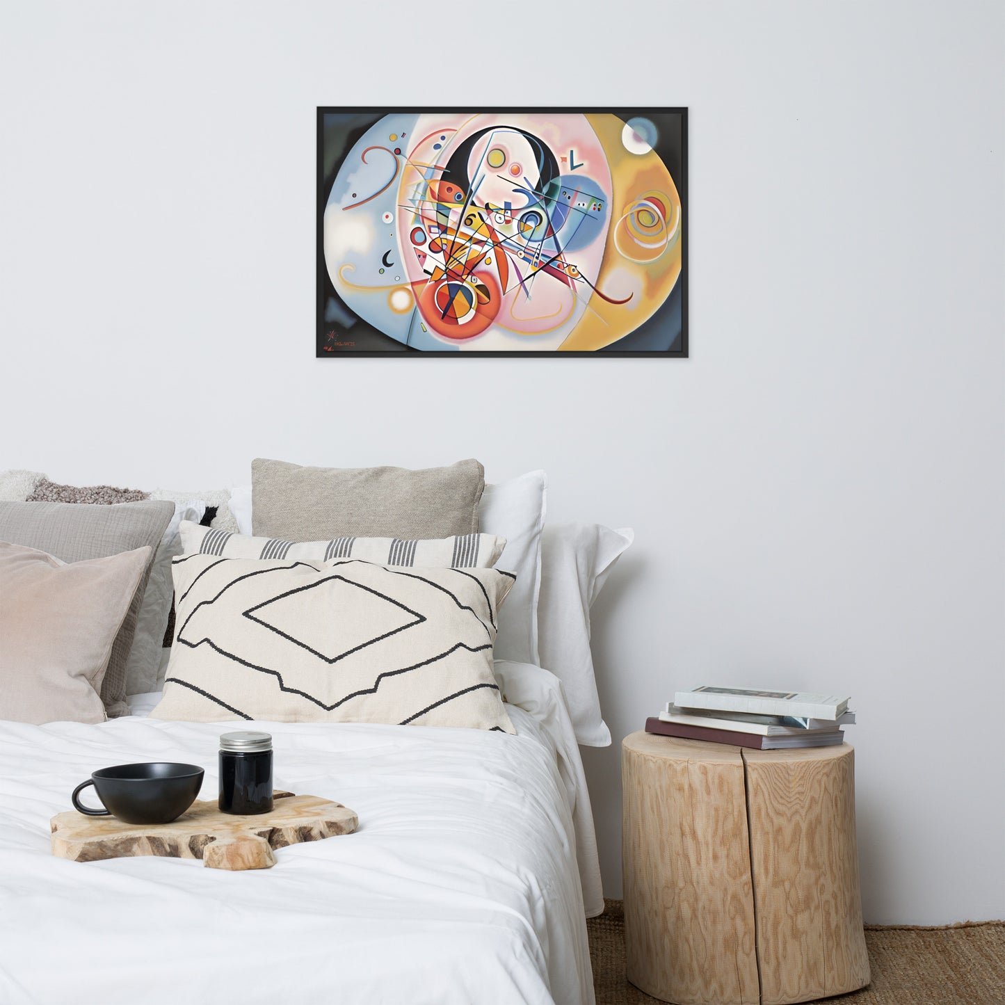 Klint's Evolution No 14 bai Kandinsky Framed Poster