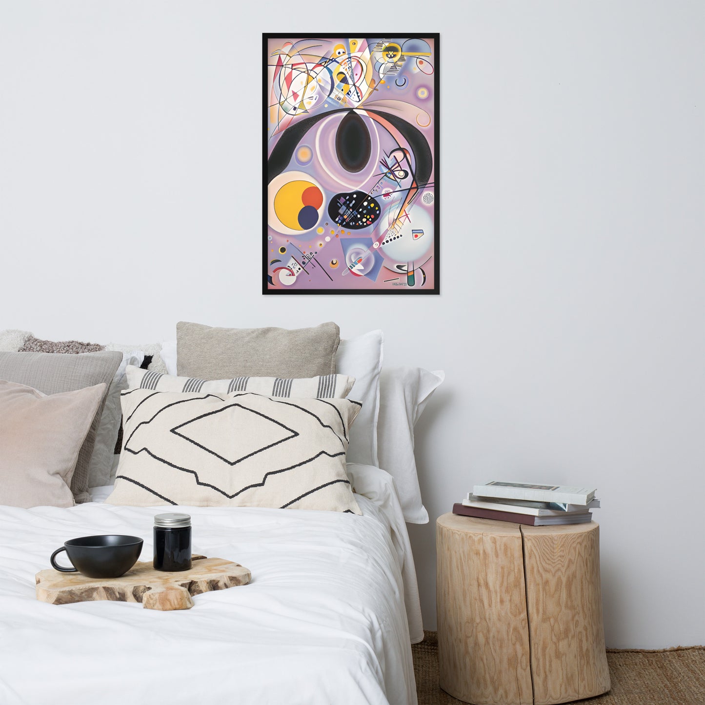 Klint's The Ten Largest No 6 bai Kandinsky Framed Poster