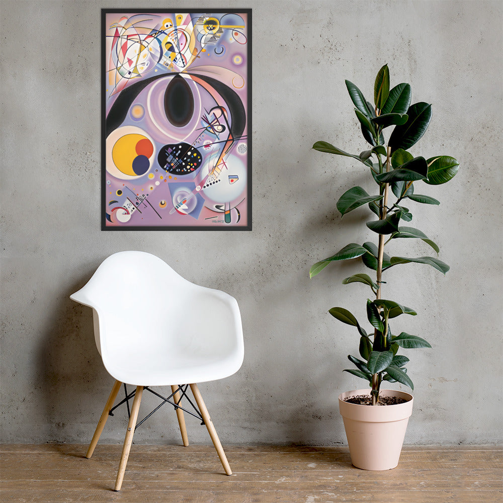 Klint's The Ten Largest No 6 bai Kandinsky Framed Poster